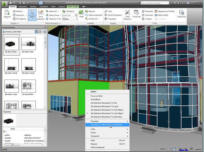 使用Navisworks進行貼圖處理 - BIM,Reivt中文網