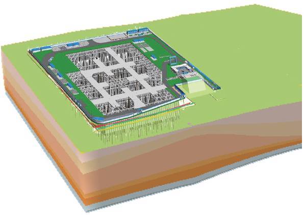基坑開挖模型的flac3d仿真 - BIM,Reivt中文網
