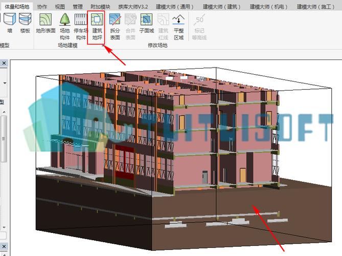 如何繪制室外地坪的BIM模型 - BIM,Reivt中文網