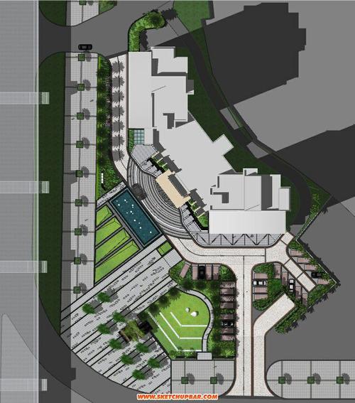 使用草圖大師SketchUp軟件創建景觀封面的教程 - BIM,Reivt中文網