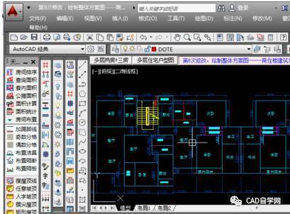 如何在CAD中打開和關閉天正建筑工具欄？ - BIM,Reivt中文網(wǎng)